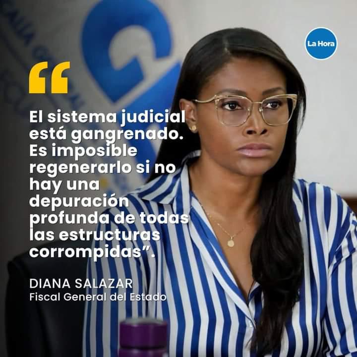 Diana Salazar, sistema judicial corrupto